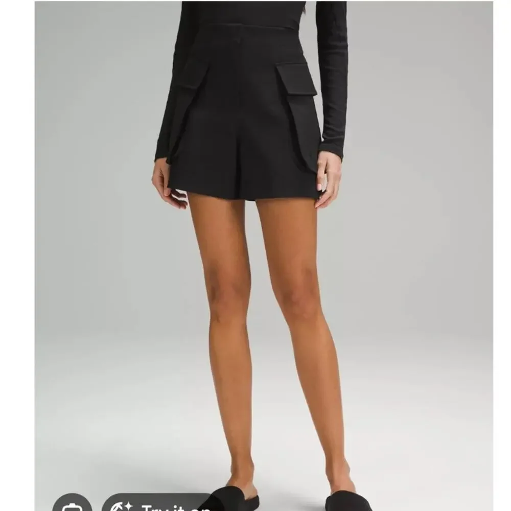 Lululemon Relaxed Fit Super High Rise Cargo Shorts 4